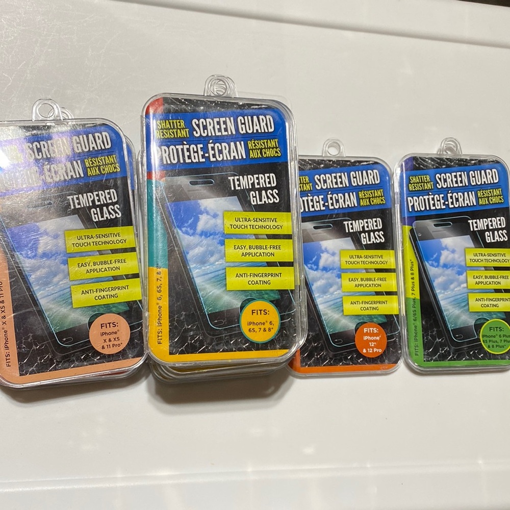 Tempered glass  Durable phone accessories: Screen Protectors.